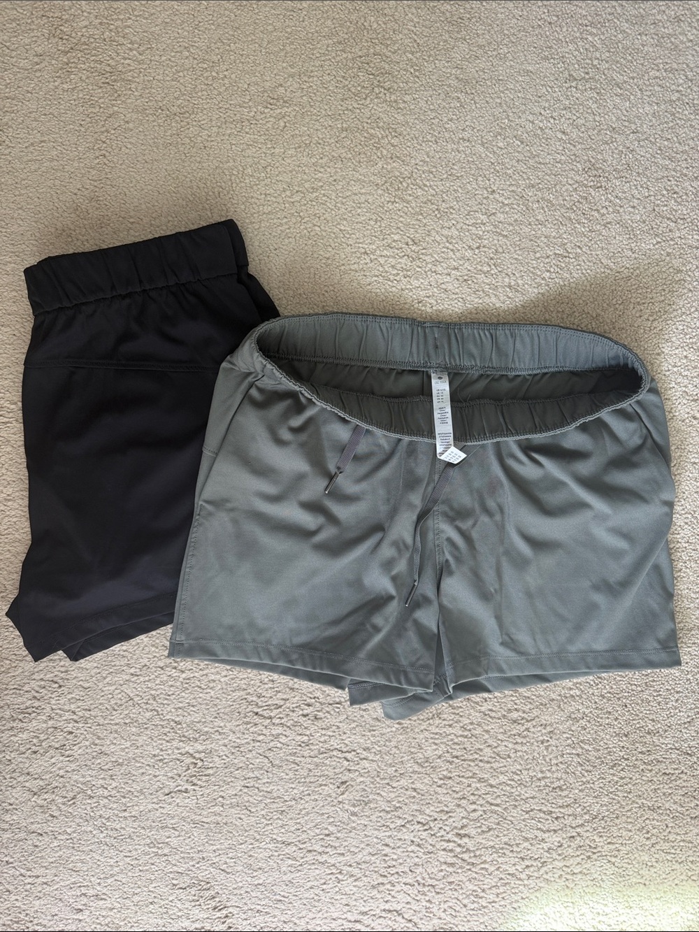 CRZ Yoga Everyday Women's Athletic Shorts - Olive and Black